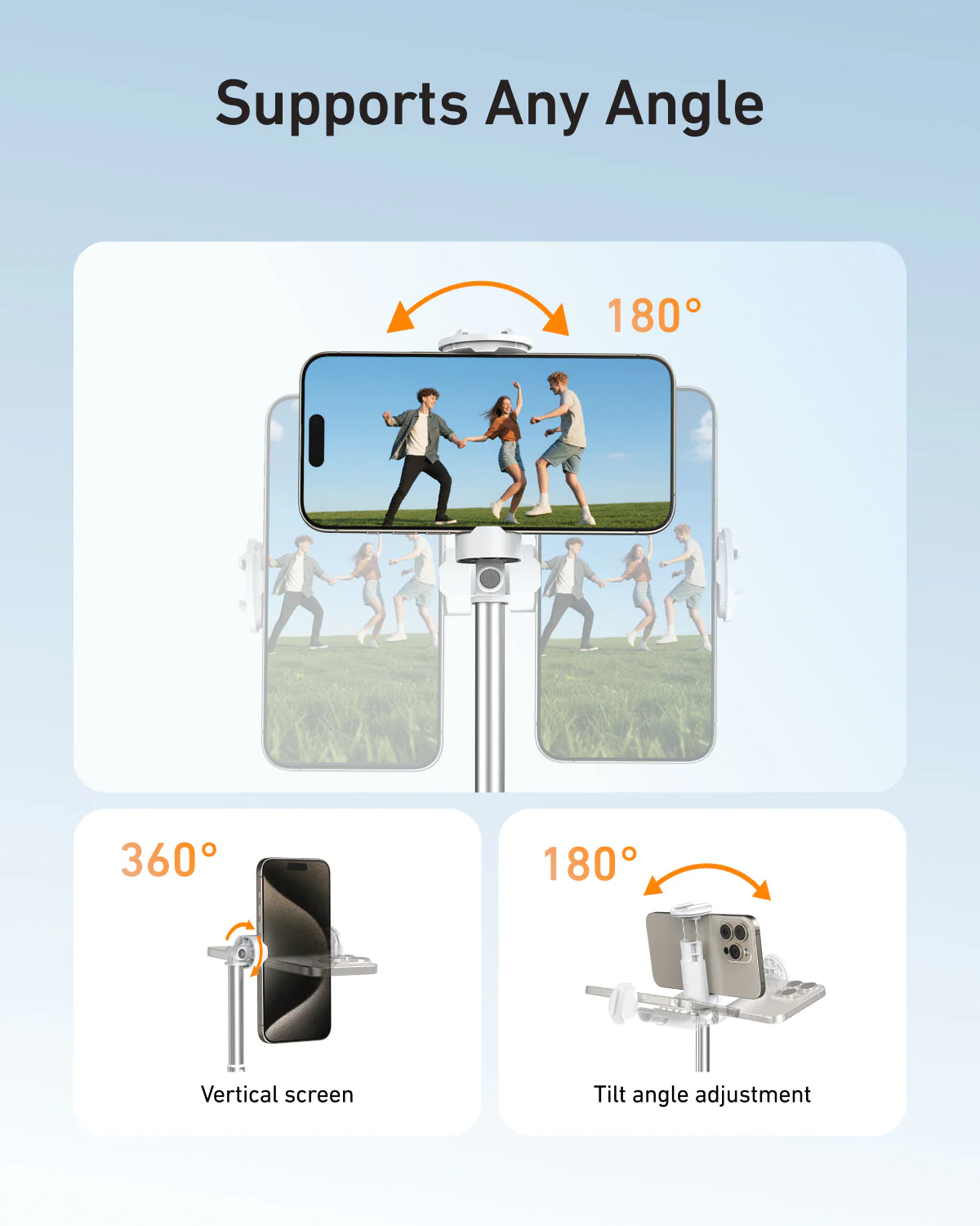 1.8m portable selfie stick tripod - Image 6