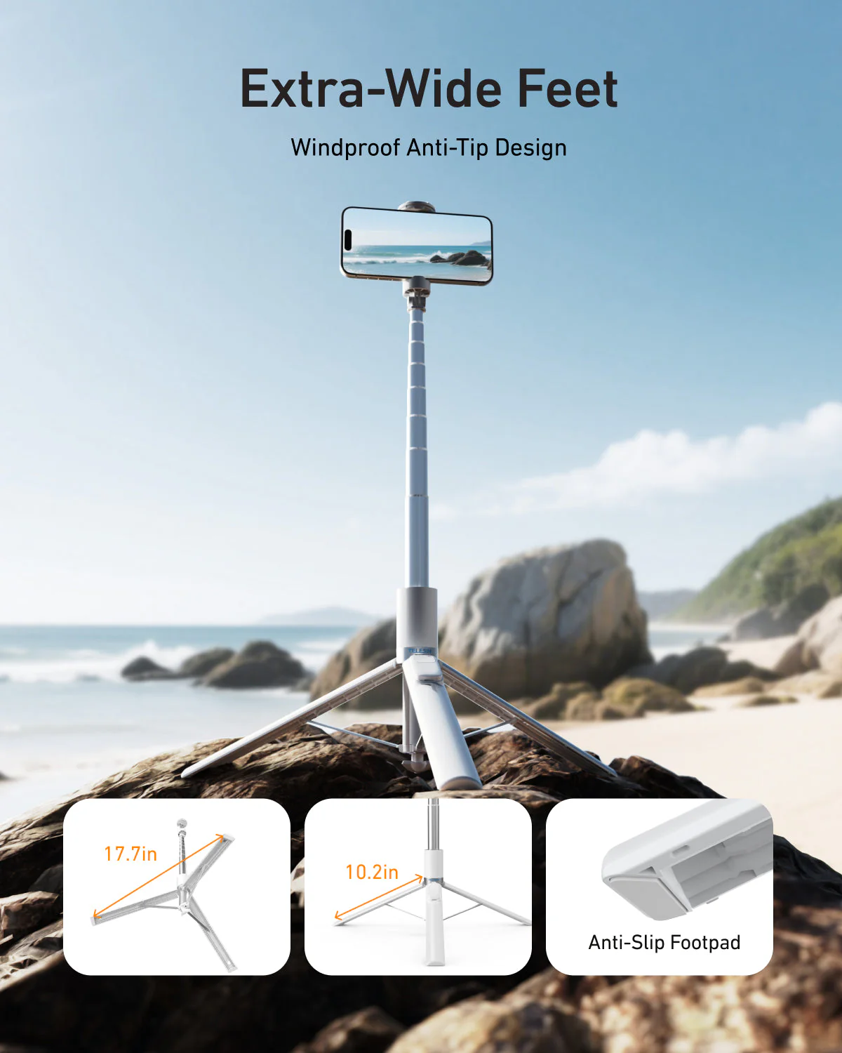 1.8m portable selfie stick tripod - Image 7