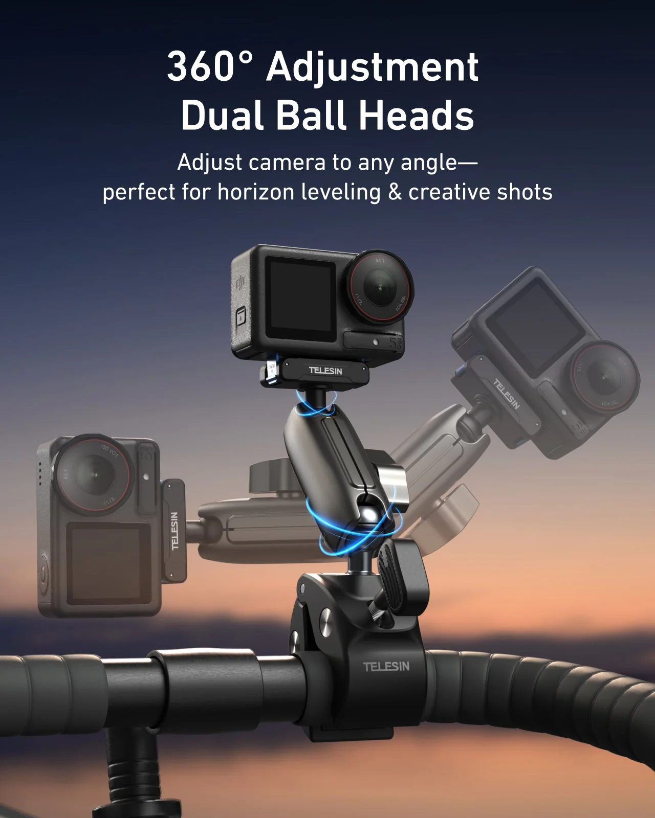 Aluminum Alloy Camera Clamp Mount for Osmo Action - Image 3