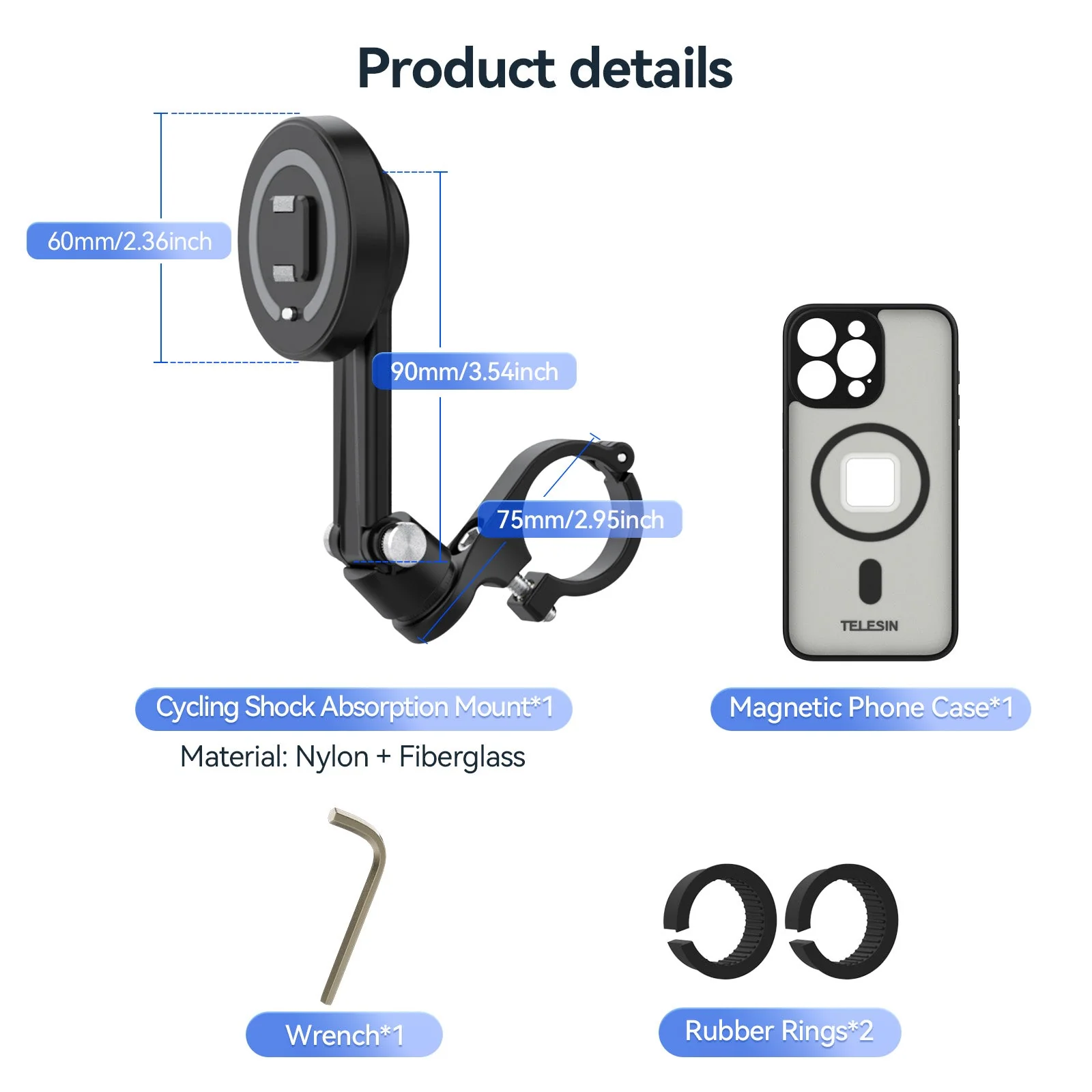 Telesin Bike Handlebar Mount for Phone - Image 6