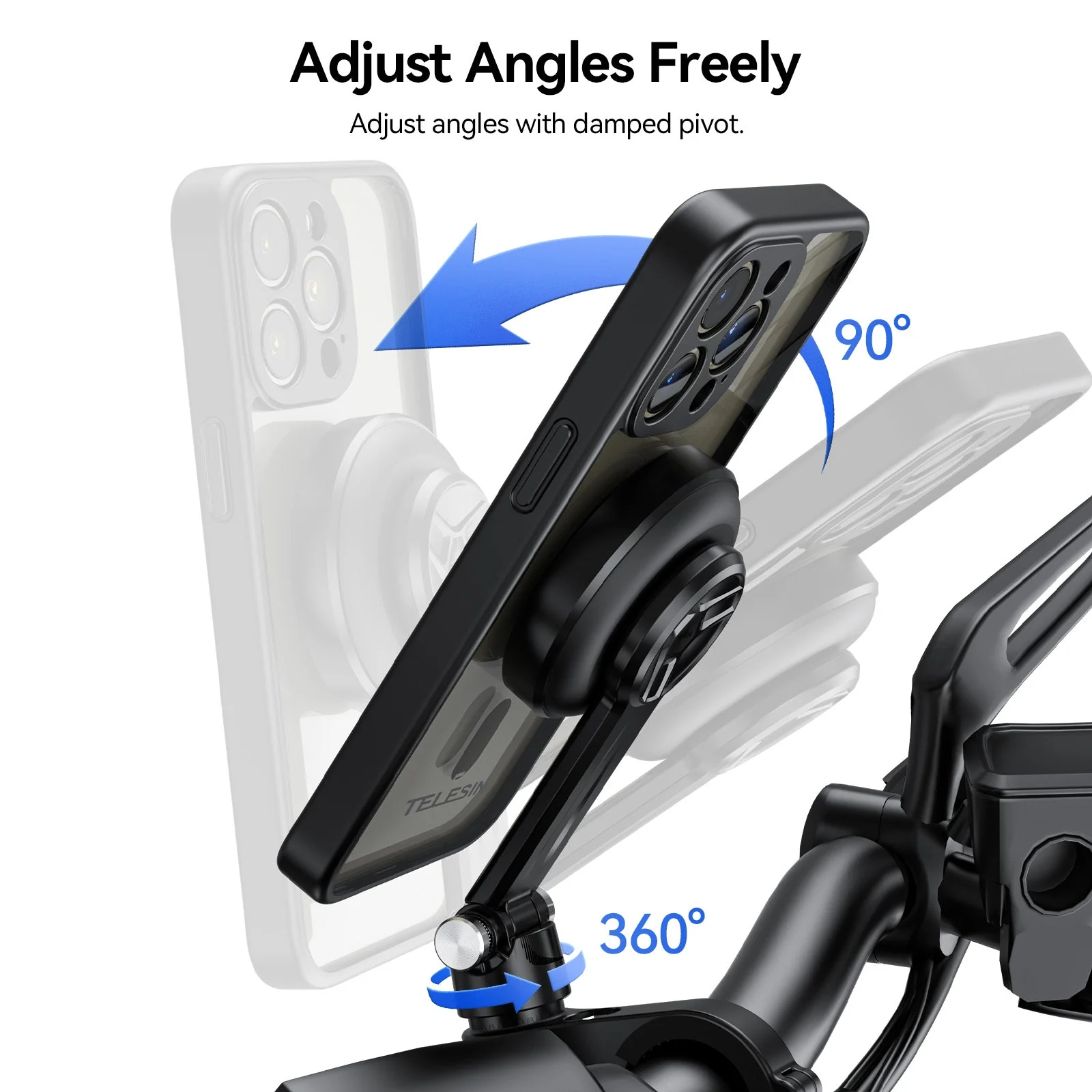 Telesin Bike Handlebar Mount for Phone - Image 8