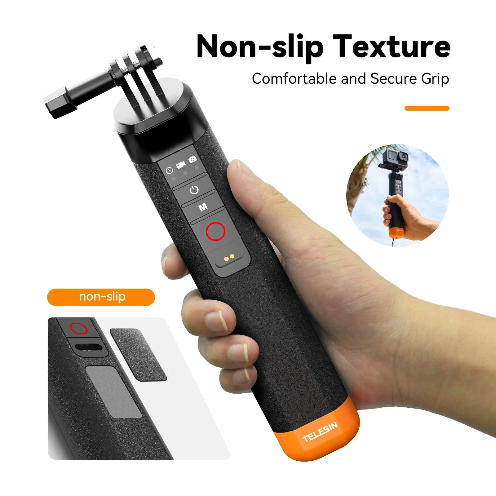 TELESIN Bluetooth Floating Stick - Image 8