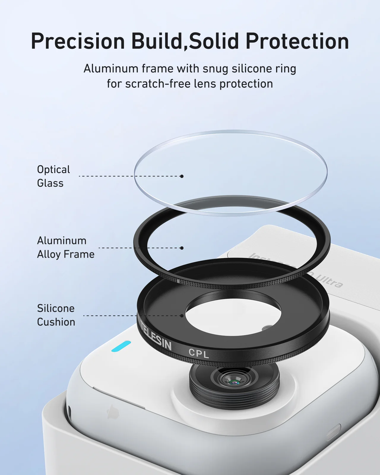CPL + ND8/16/32 Filter Kit for Insta360 Go Ultra - Image 3