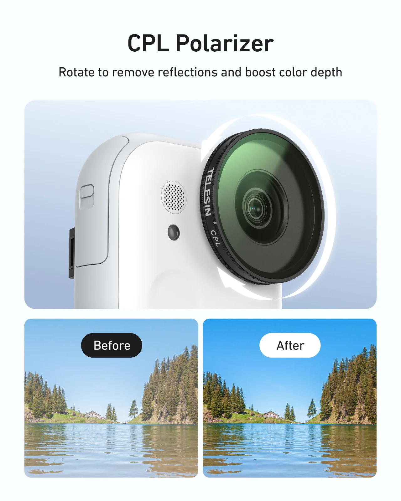 CPL + ND8/16/32 Filter Kit for Insta360 Go Ultra - Image 7