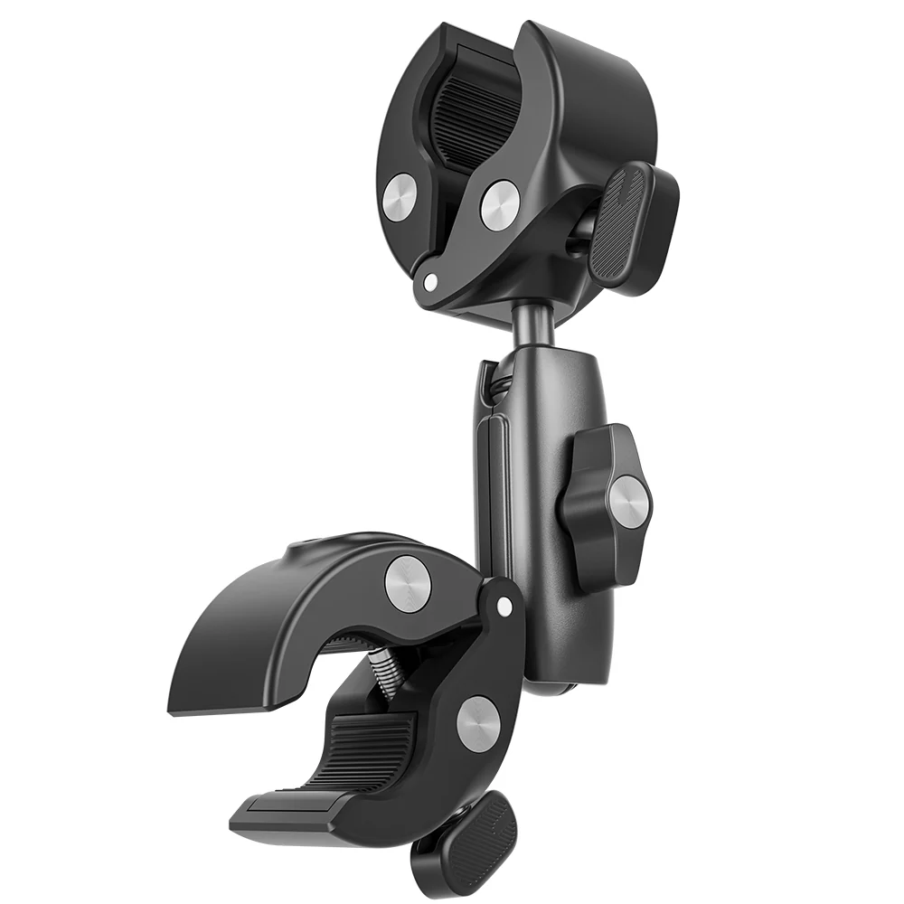 TELESIN Double-headed Crab Clamp Bike/Moto Pipe Clamp - Image 5