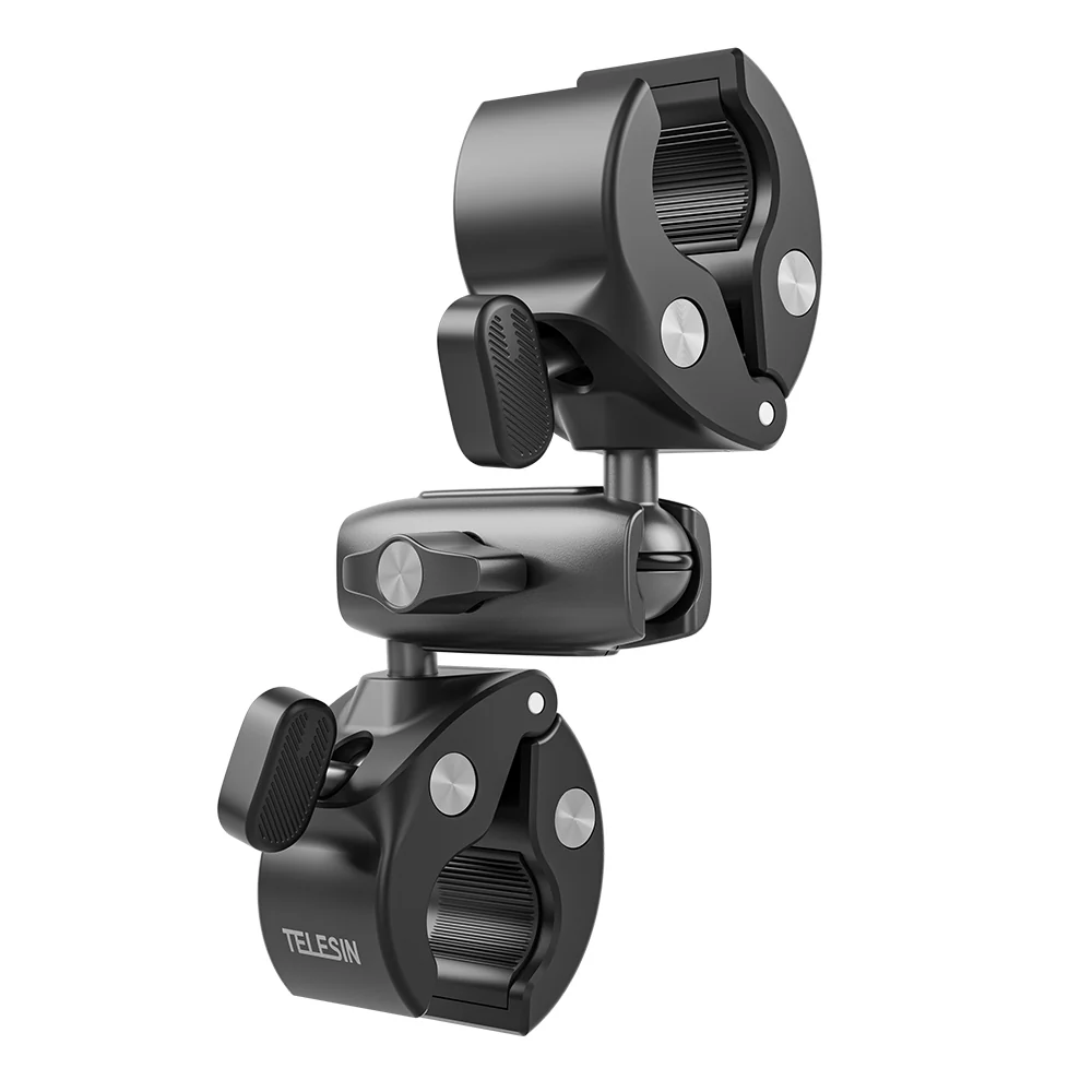 TELESIN Double-headed Crab Clamp Bike/Moto Pipe Clamp - Image 6