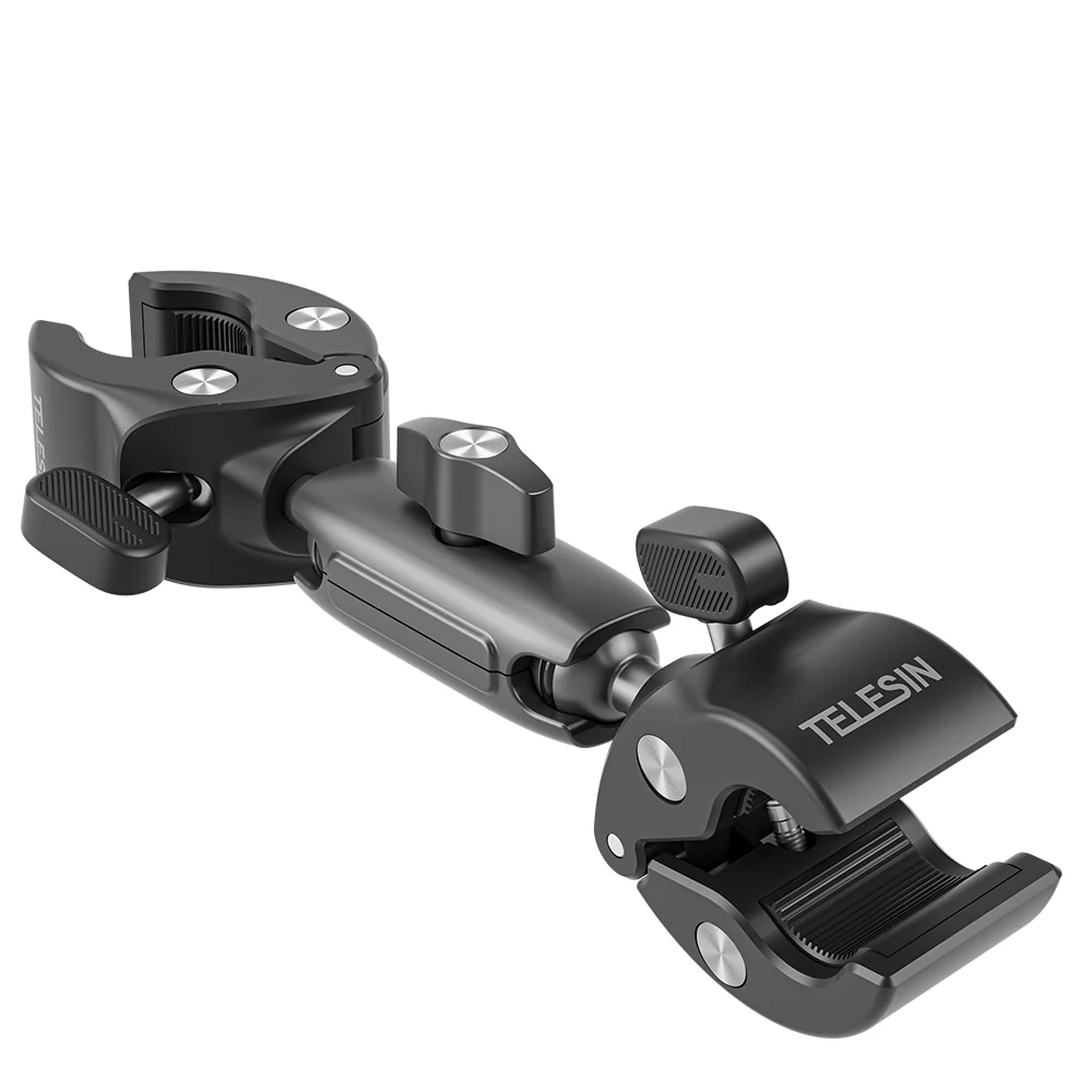TELESIN Double-headed Crab Clamp Bike/Moto Pipe Clamp - Image 7
