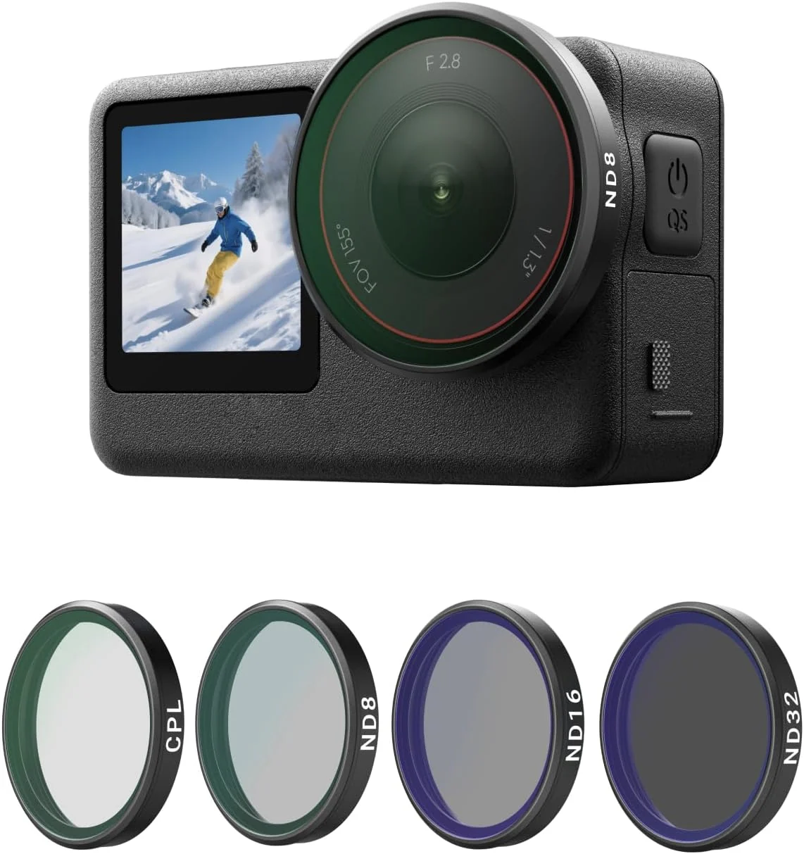 Filter Kits (CPL/ND8/16/32) for DJI Osmo Action 6 - Image 3