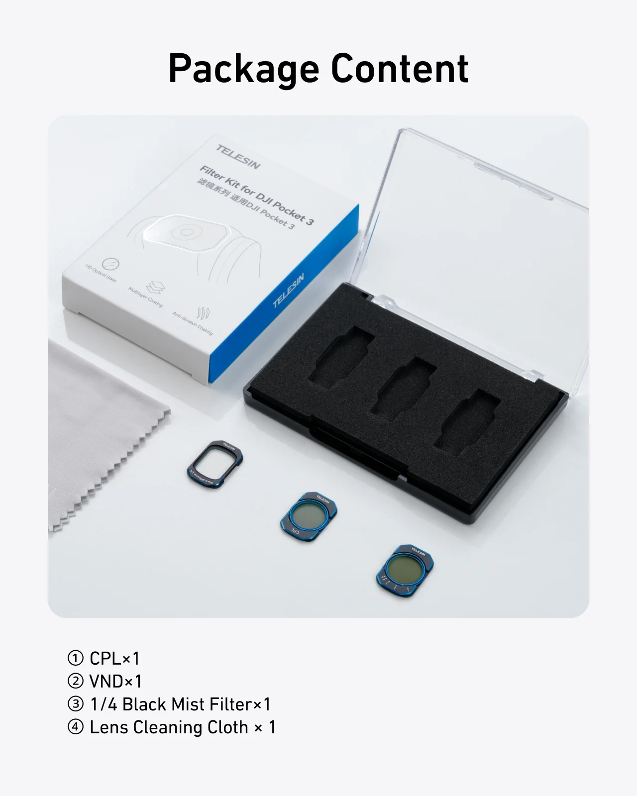 Filter Kits (CPL/VND/ 1/4 Black Mist) for Pocket 3 - Image 10