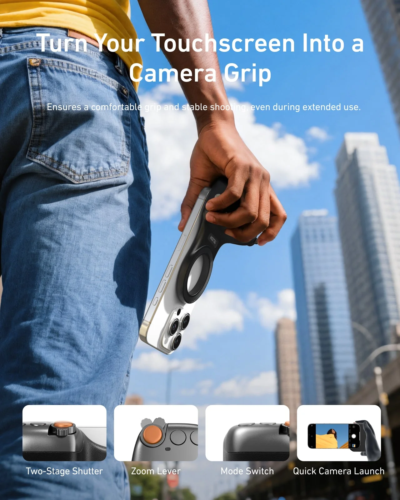 Fun Shot Magnetic Grip 2(Black) - Image 4
