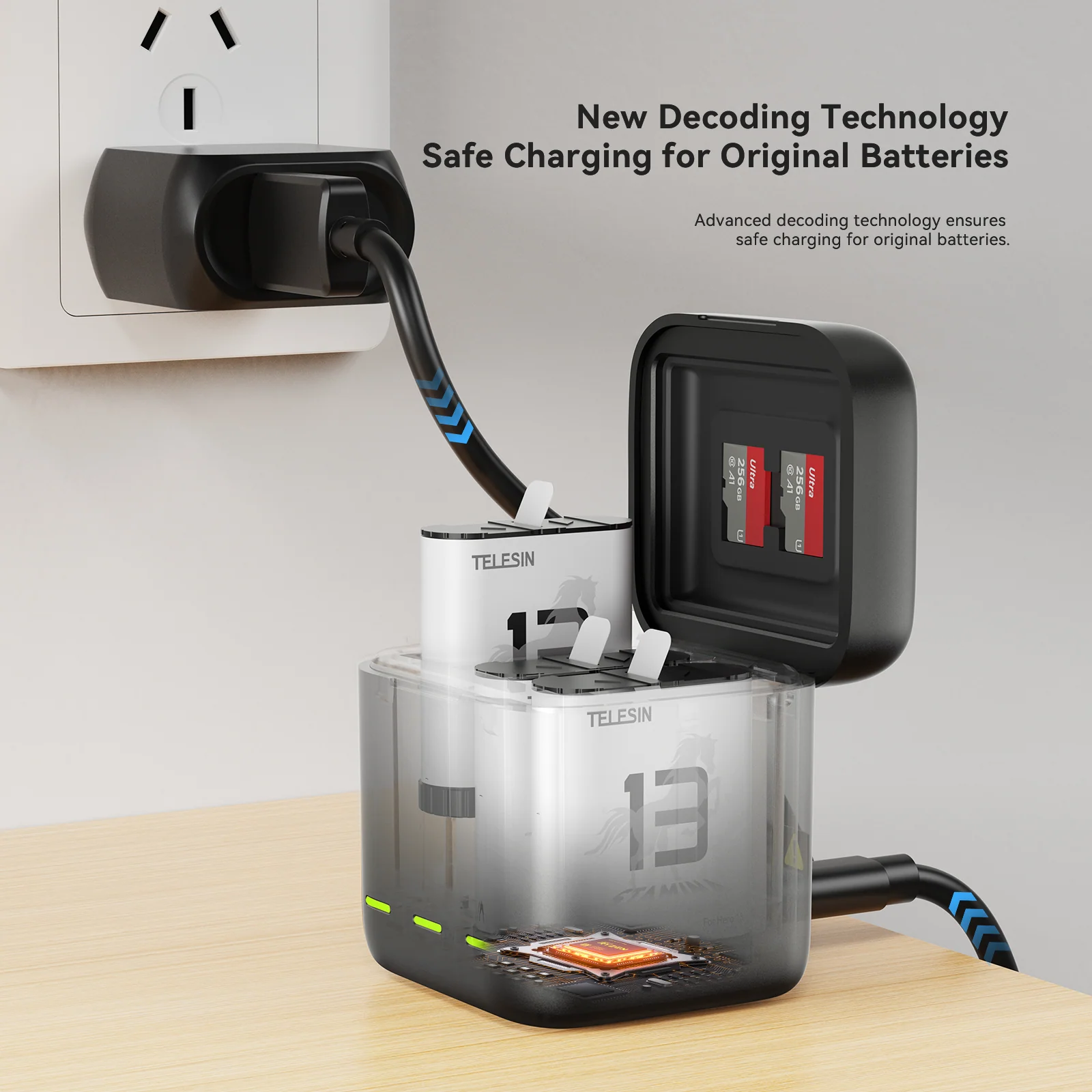 Retractable charging box for Gopro 13 - Image 3