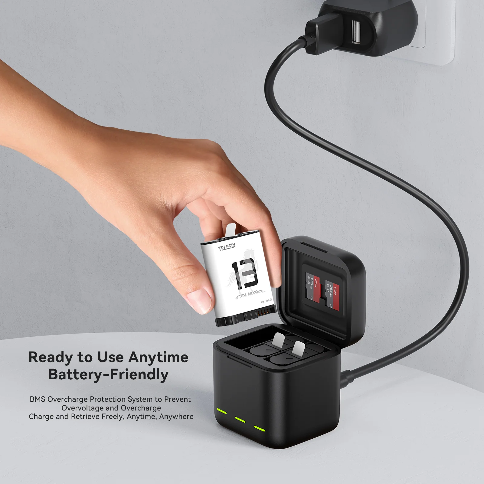Retractable charging box for Gopro 13 - Image 4