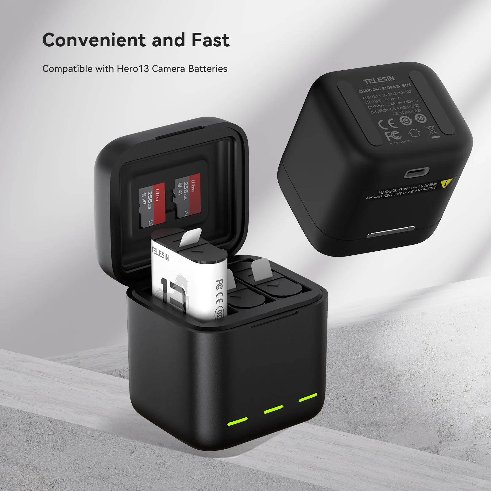 Retractable charging box for Gopro 13 - Image 7