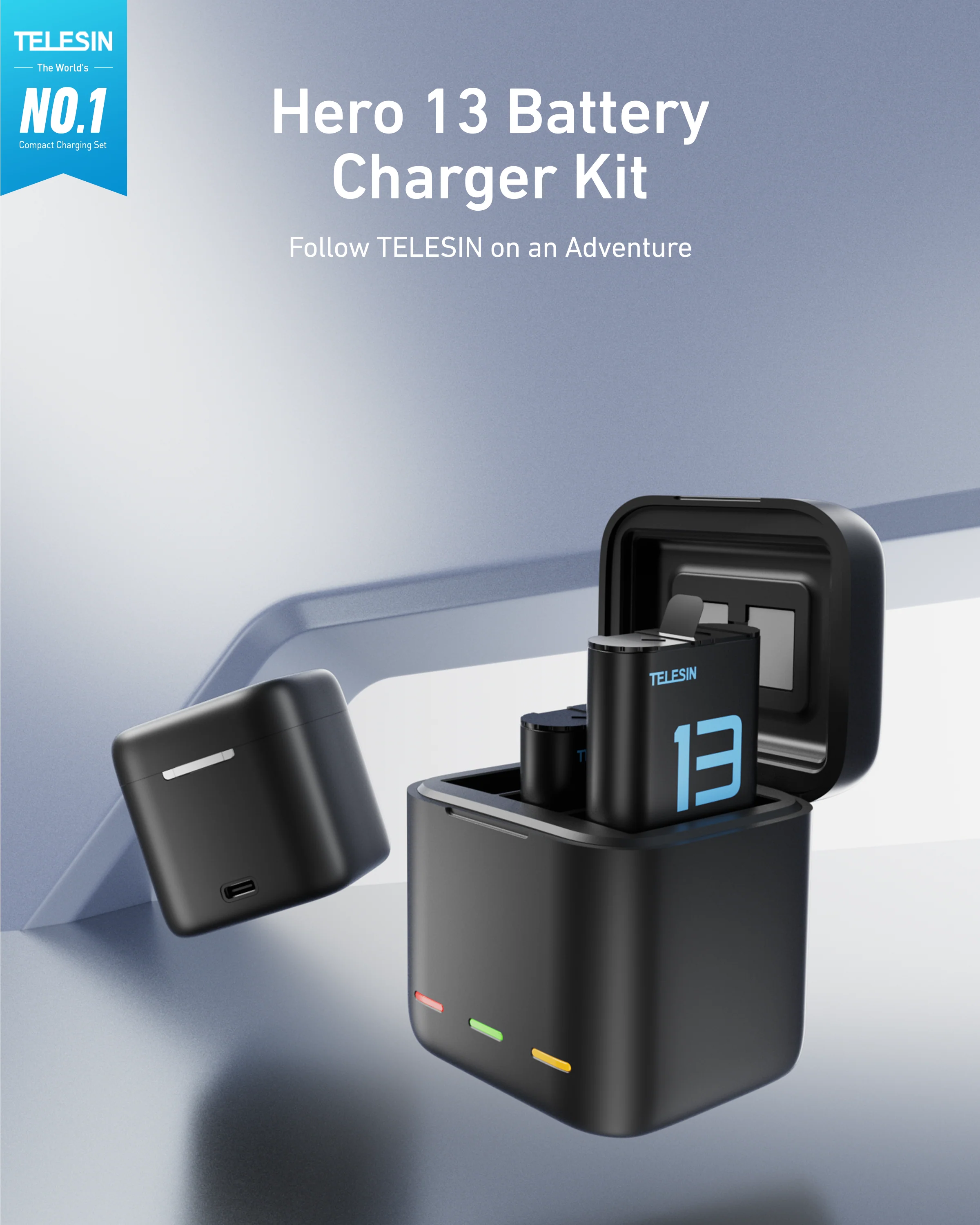 Hero 13 Battery Charger Kit - Image 2
