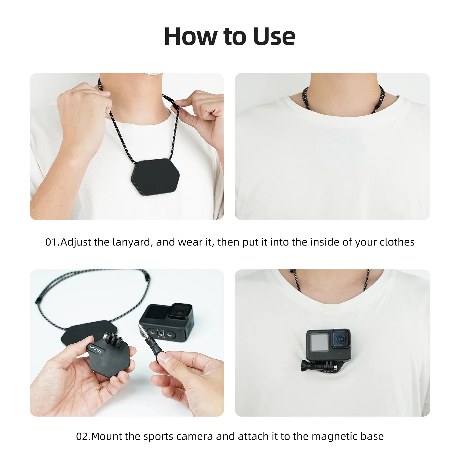 TELESIN Magnetic Pendant Mount - Image 17