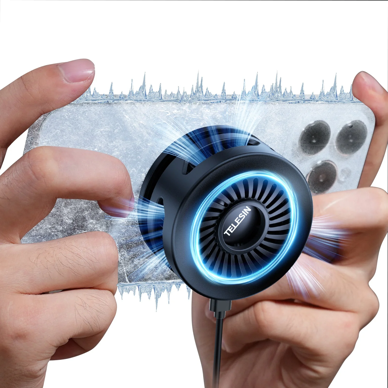 TELESIN Magnetic Phone Cooler - Image 11