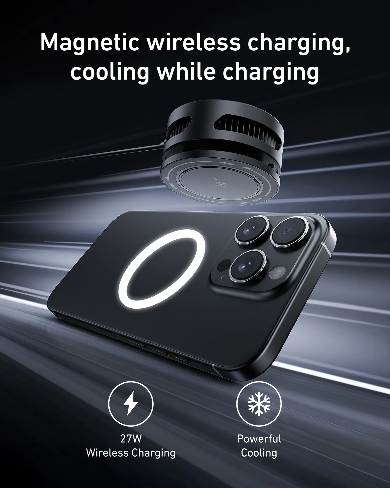 TELESIN Magnetic Phone Cooler - Image 3