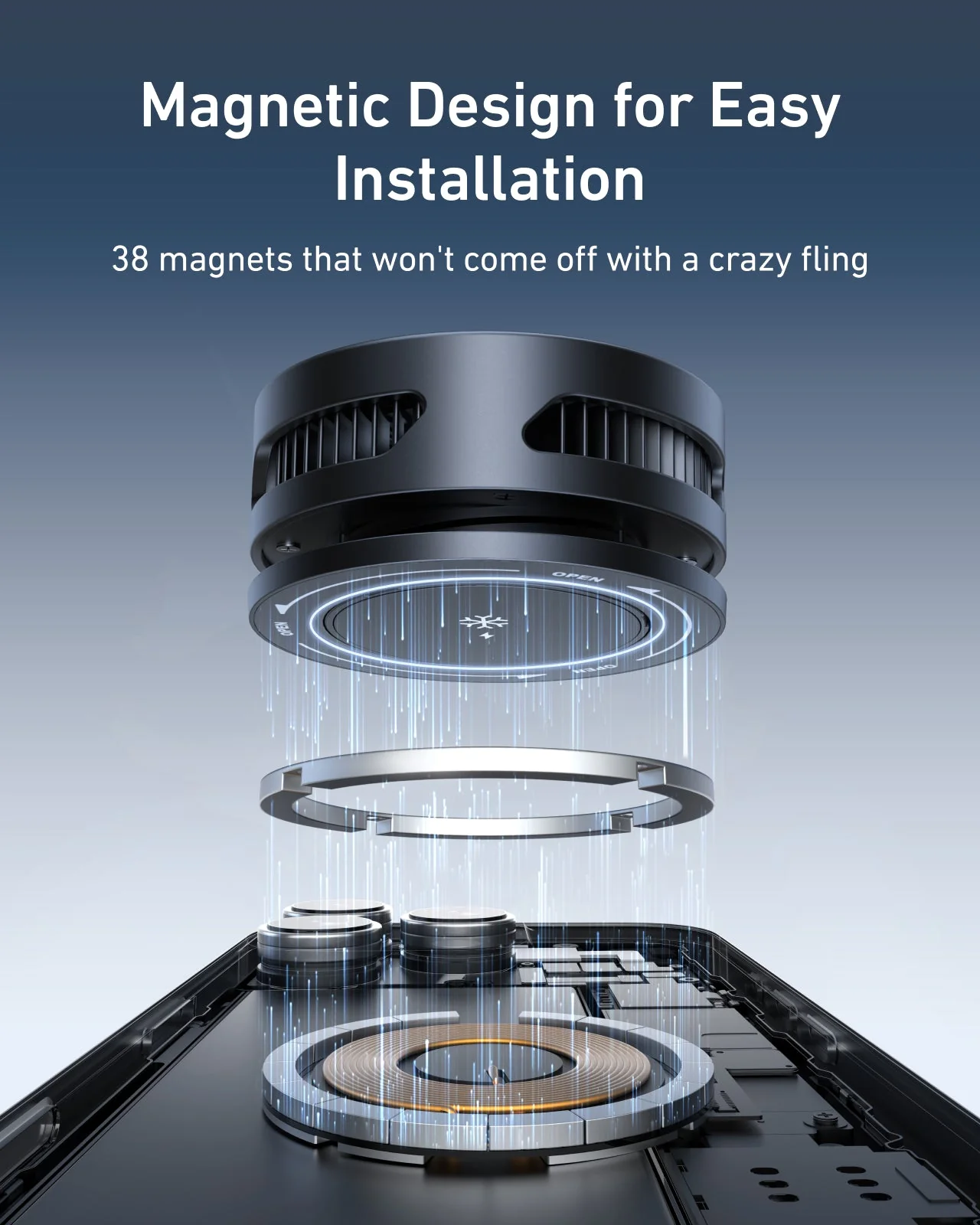 TELESIN Magnetic Phone Cooler - Image 4