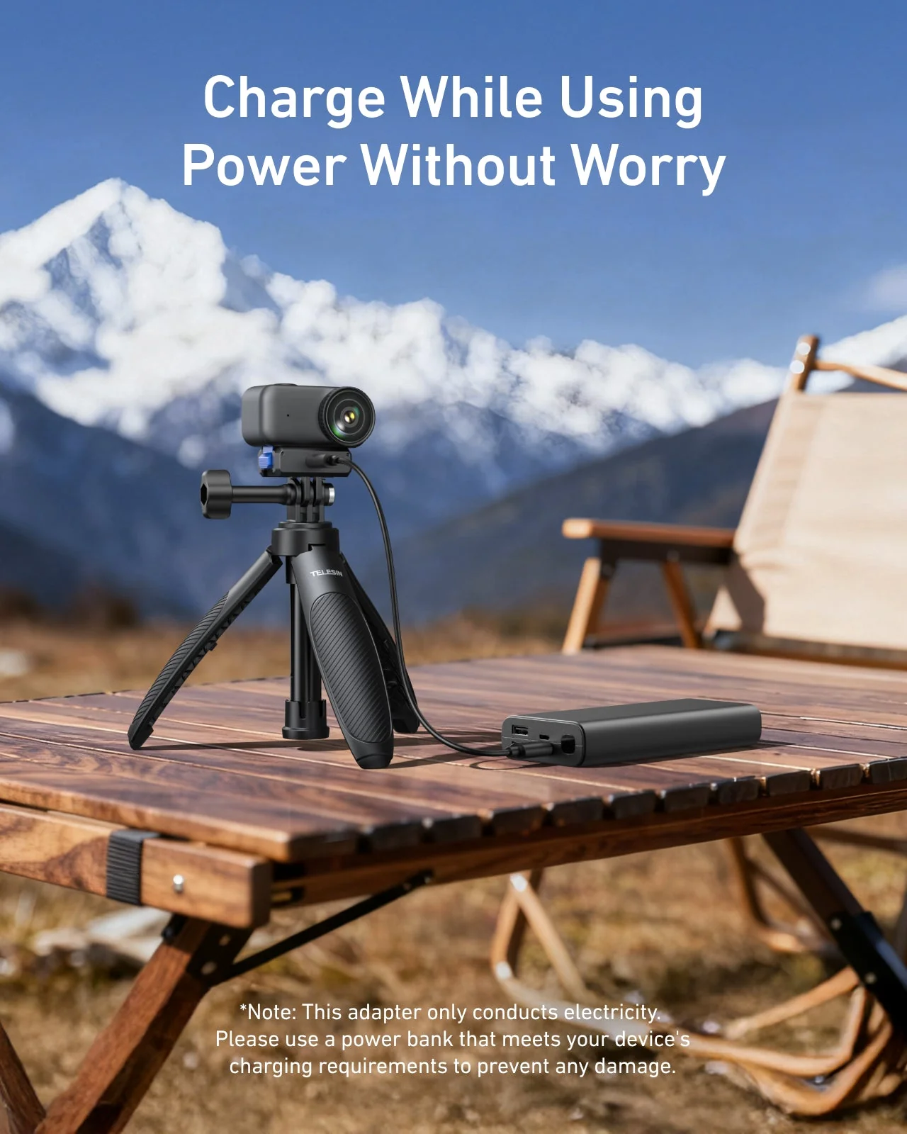 TELESIN Magnetic Quick-Release Charging Adapter Mount for DJI Osmo Nano - Image 11