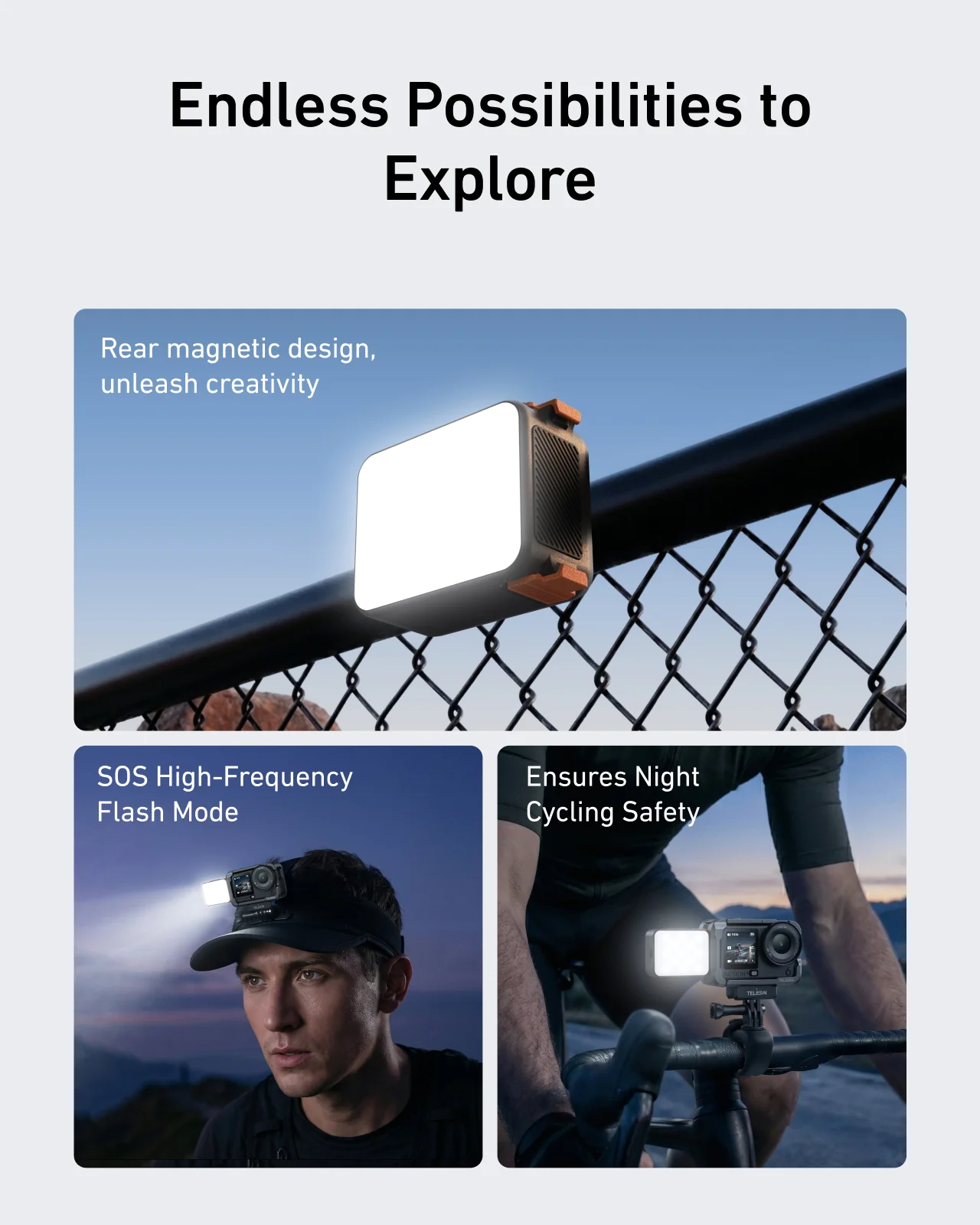 Magnetic Quick-Release Fill Light for Osmo Nano/Action 6 - Image 5