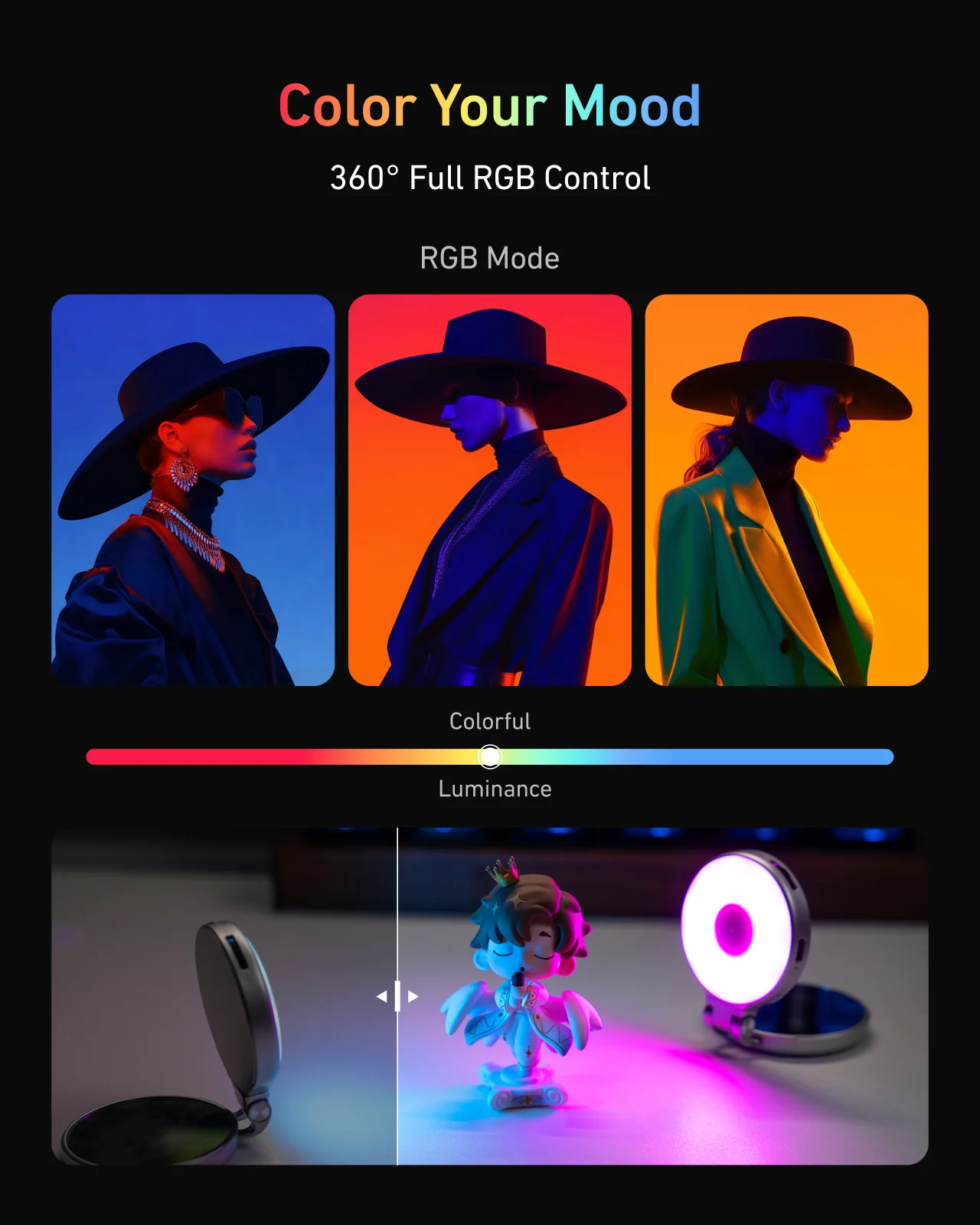 Magnetic RGB Selfie Ring Light - Image 7