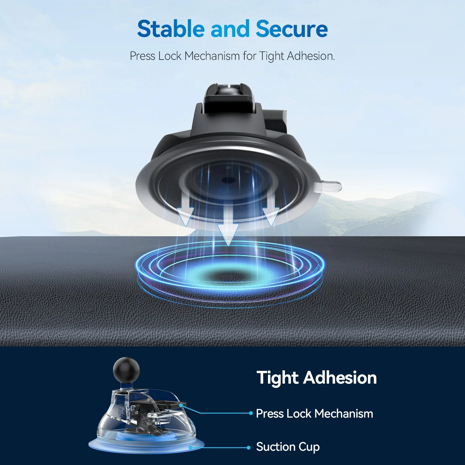 Magnetic Suction Car Phone Mount - Image 10