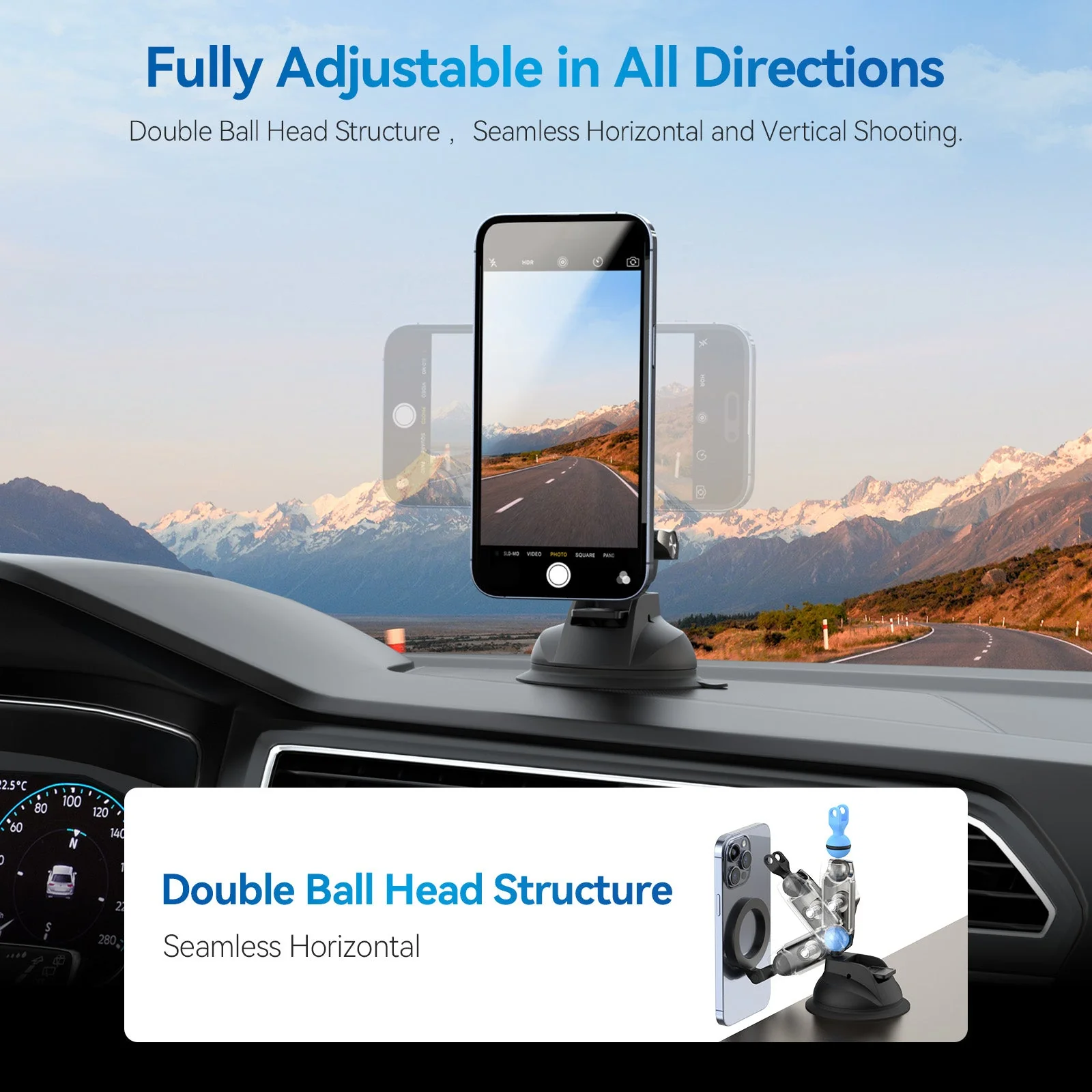 Magnetic Suction Car Phone Mount - Image 12