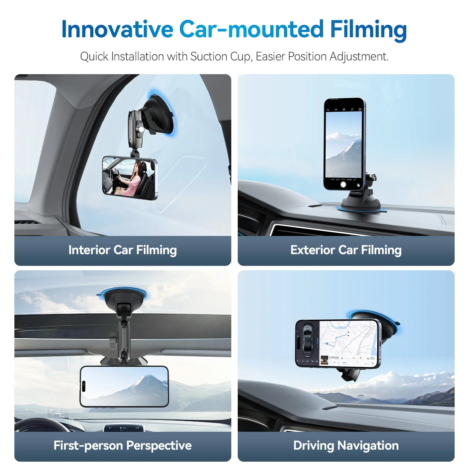 Magnetic Suction Car Phone Mount - Image 7