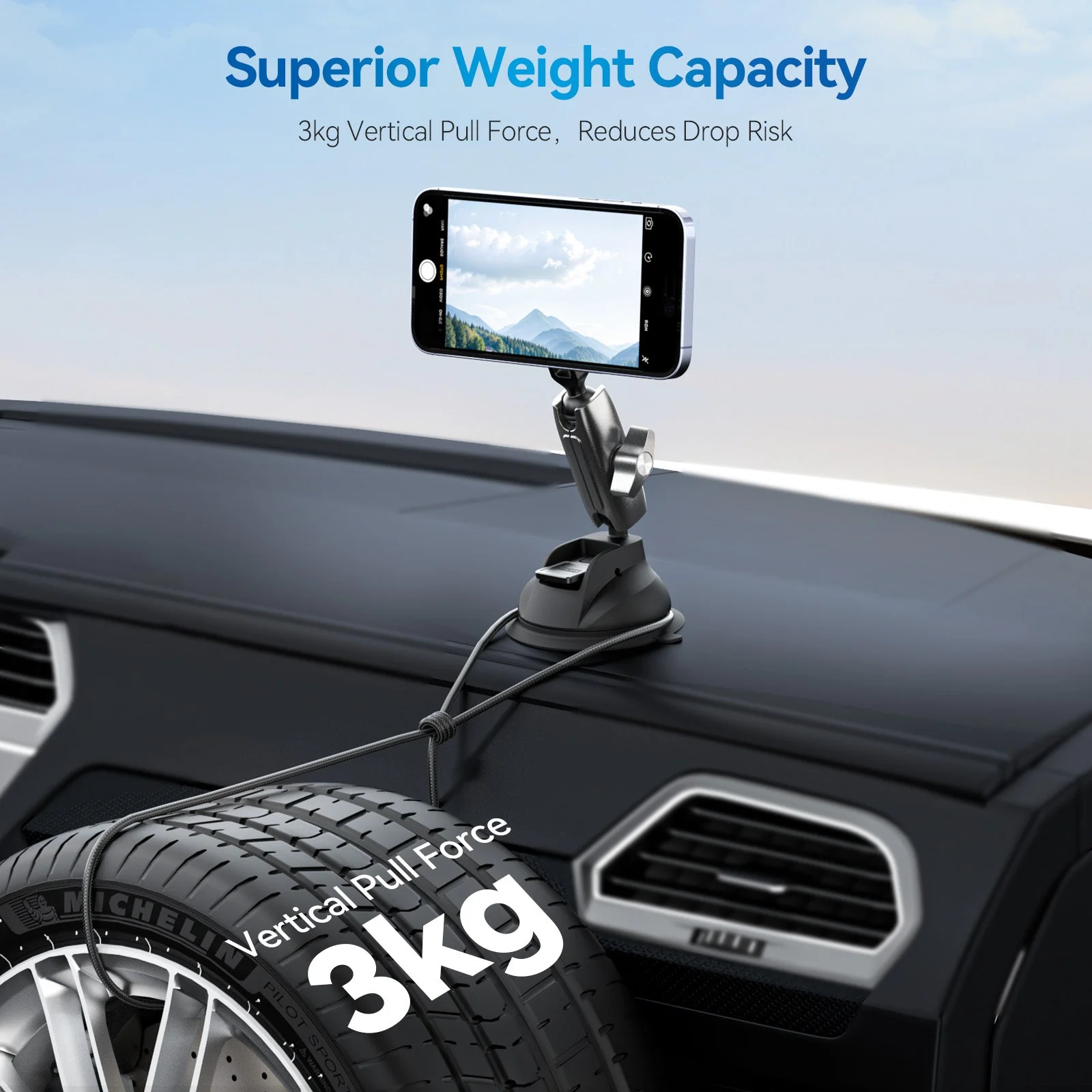Magnetic Suction Car Phone Mount - Image 8