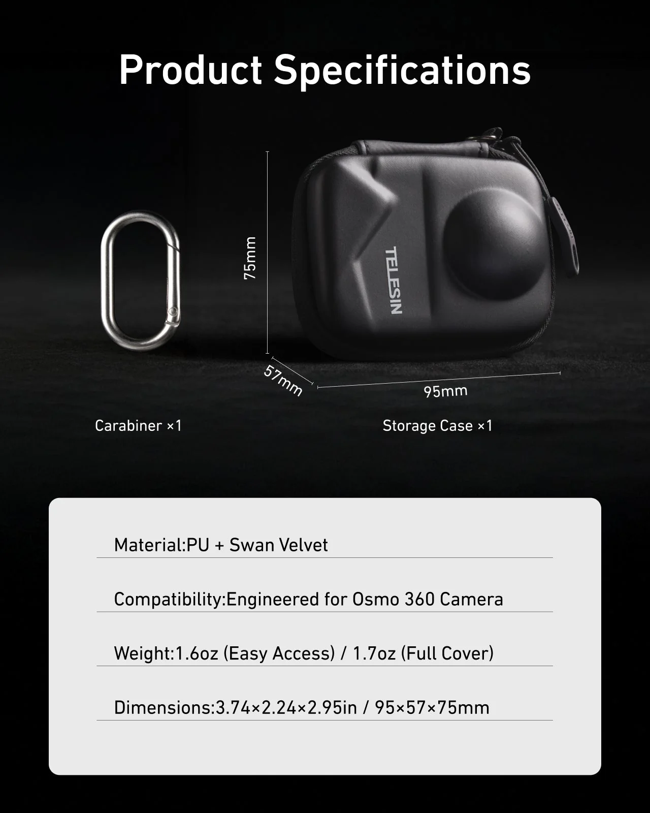 Mini Storage bag for Osmo 360（Fully enclosed） - Image 7