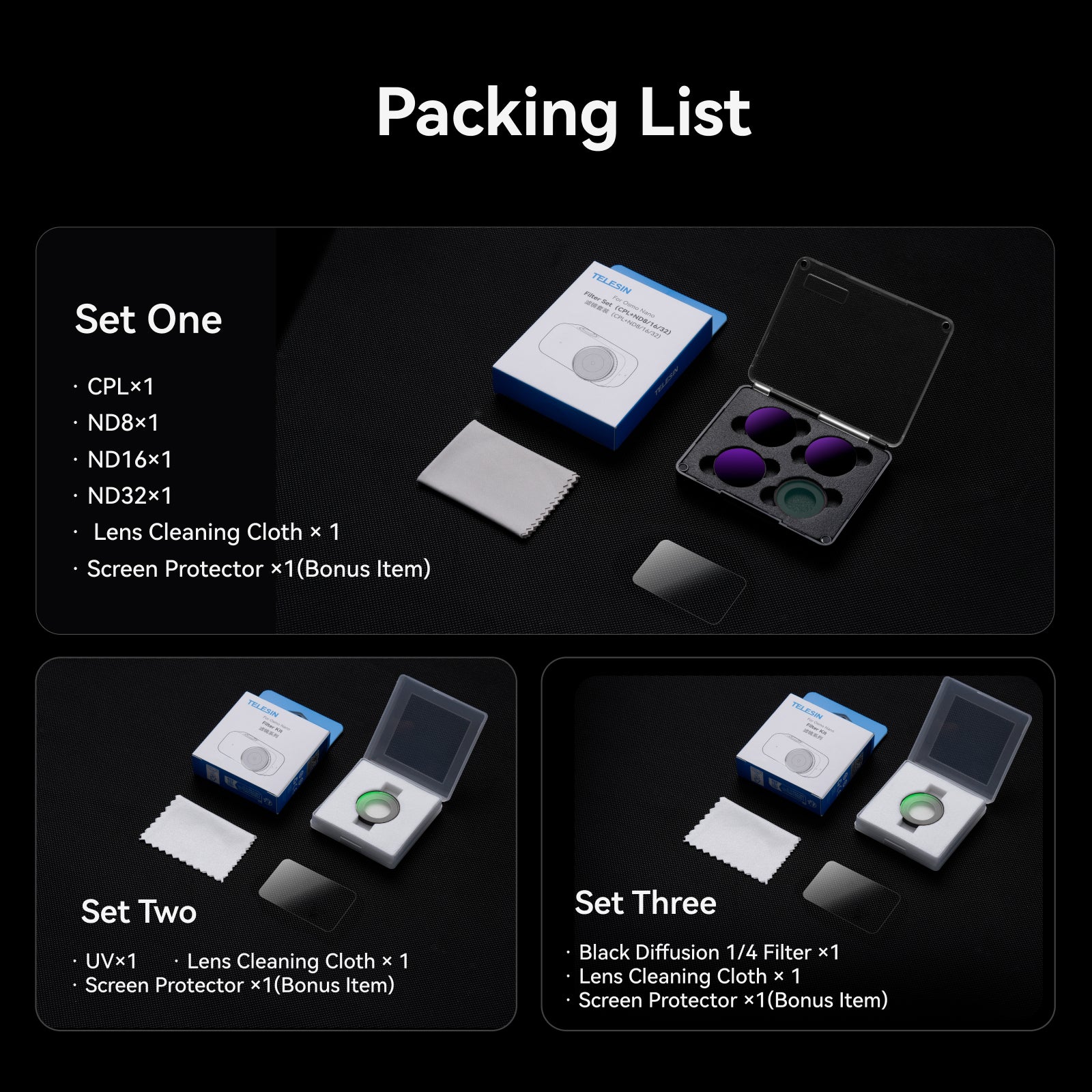 Filter Kit for DJI Osmo Nano - Image 17