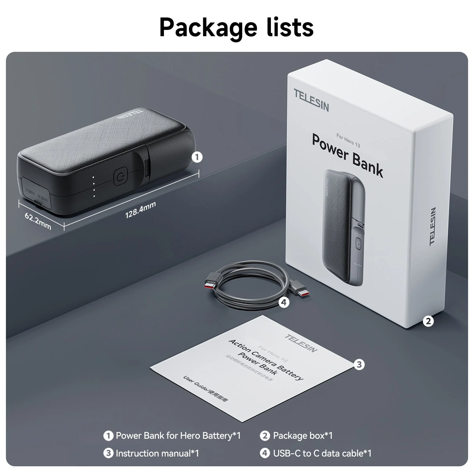 Power Bank For Hero 13 Battery - Image 10