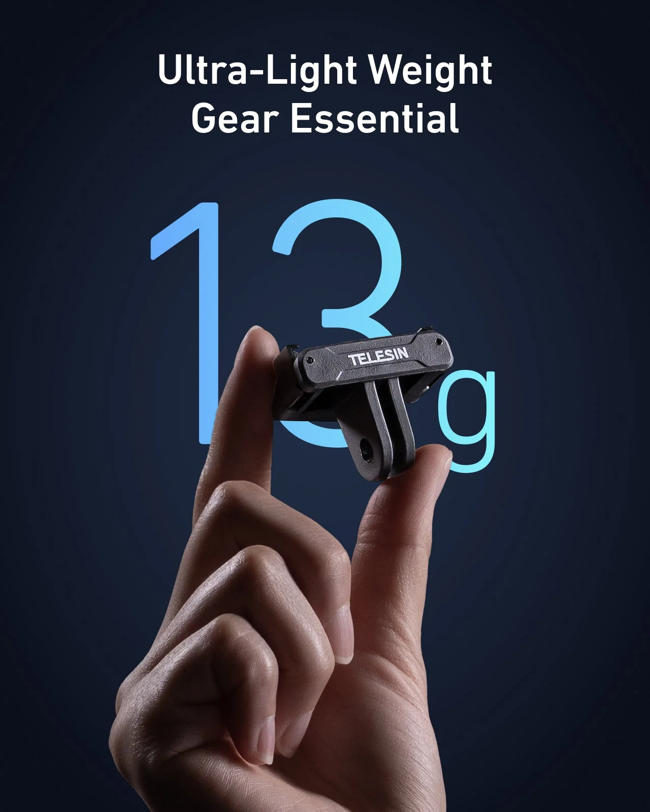 TELESIN Quick-Release Spring Clip for DJI Osmo Nano/Action 6 - Image 5