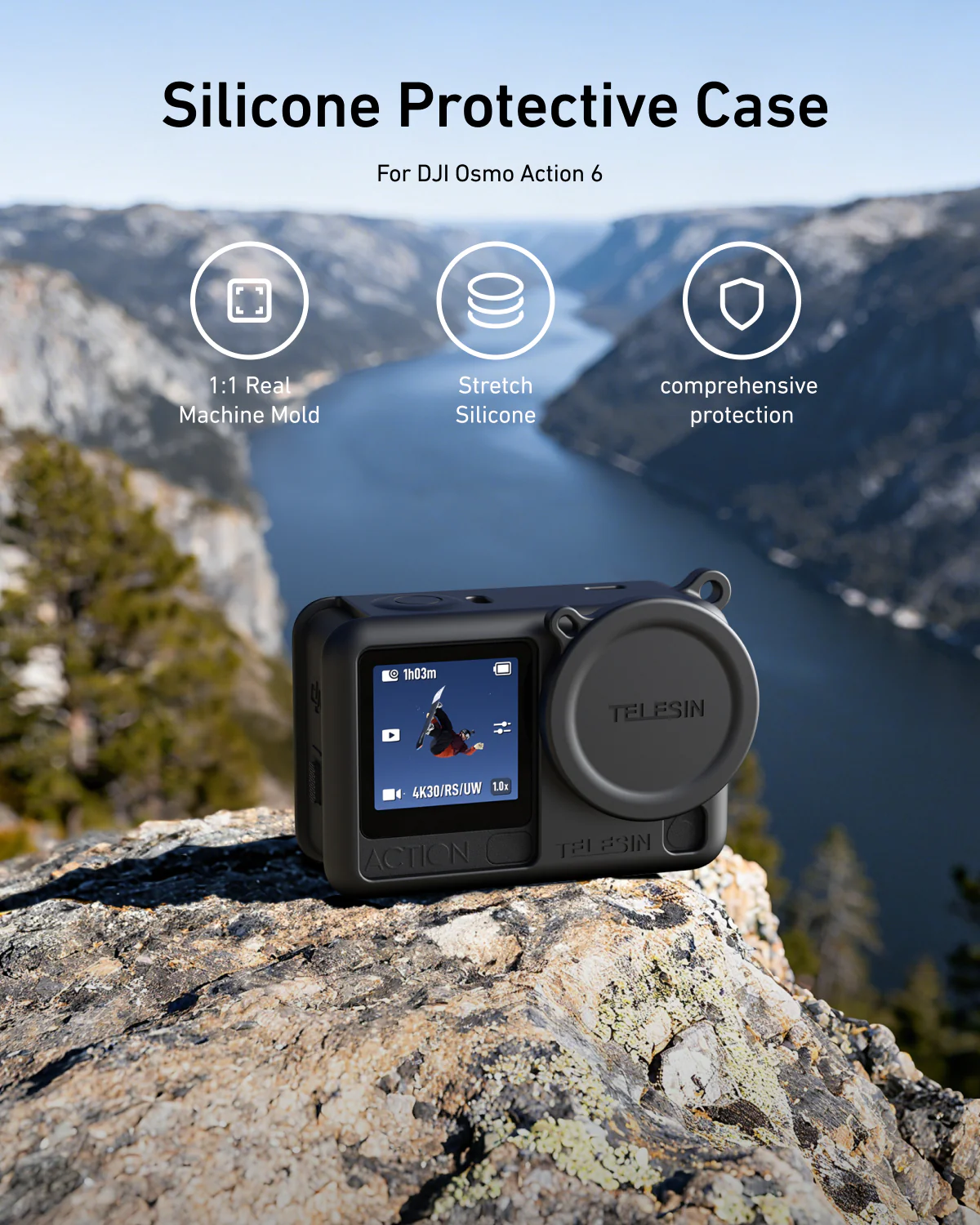 Silicone Protective Case For DJI Osmo Action 6 - Image 9