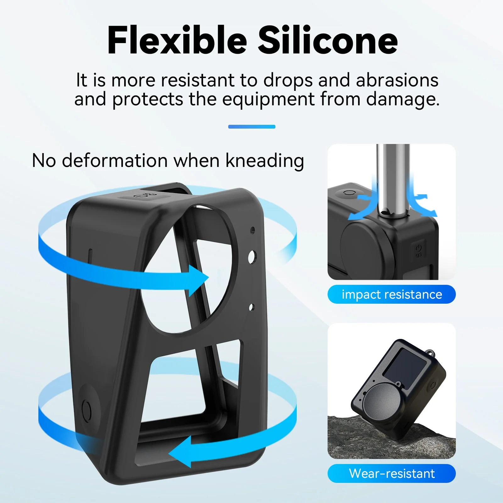 Silicone Protective Case For DJl Osmo Action 3/4/5 Pro - Image 5