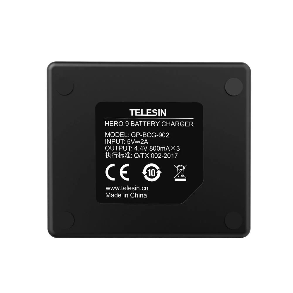 TELESIN 3 Slots Charger for GoPro Hero 9/10/11/12 - Image 4