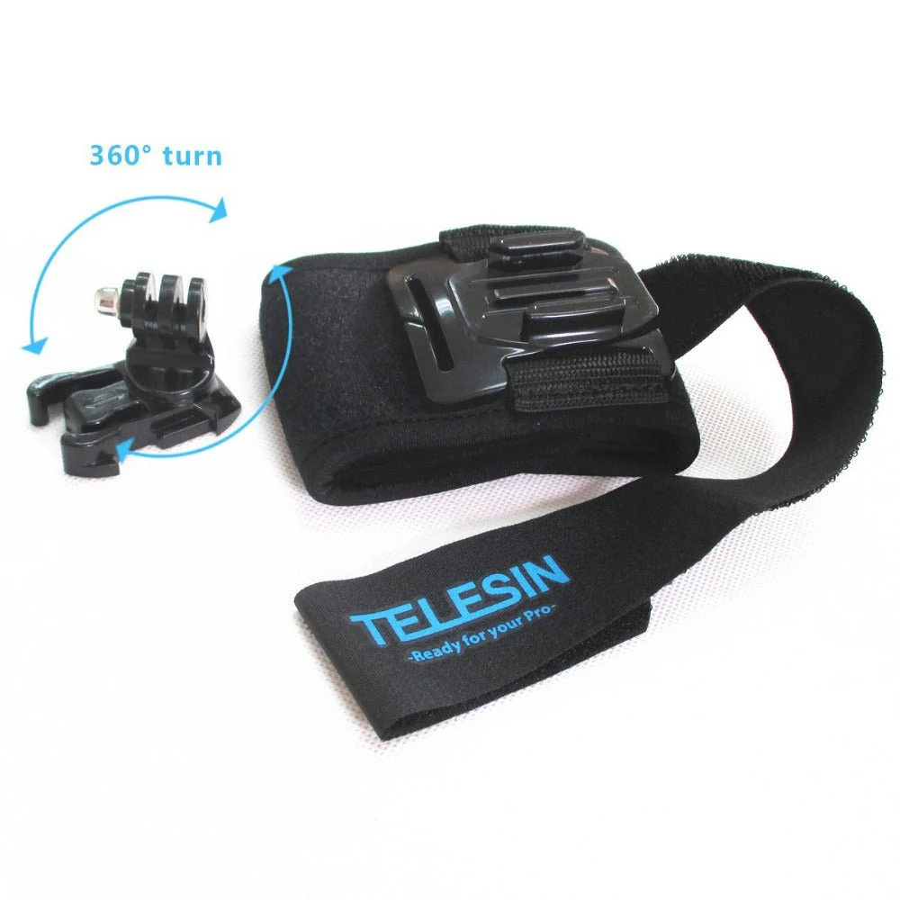 TELESIN 360 Degree Rotation Wrist Strap Mount for Action Cameras - Image 5