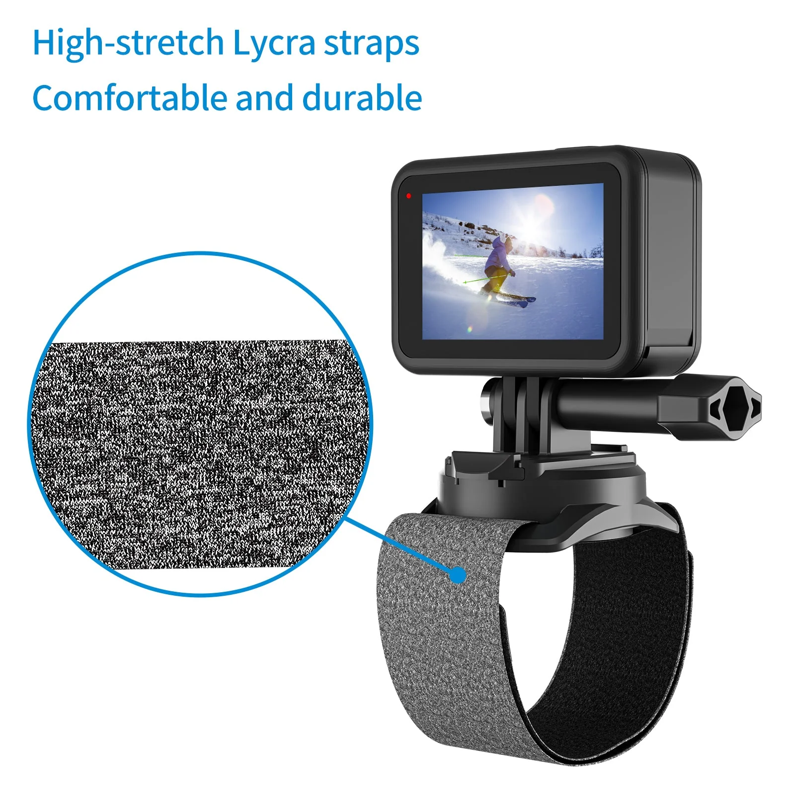 TELESIN 360 Degree Steerable Wrist Strap for Action Camera - Image 10