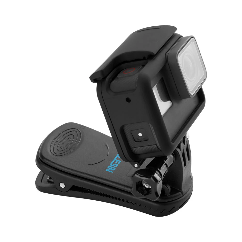 TELESIN 360° Rotation Backpack Clip Clamp Mount for Action Cameras - Image 8