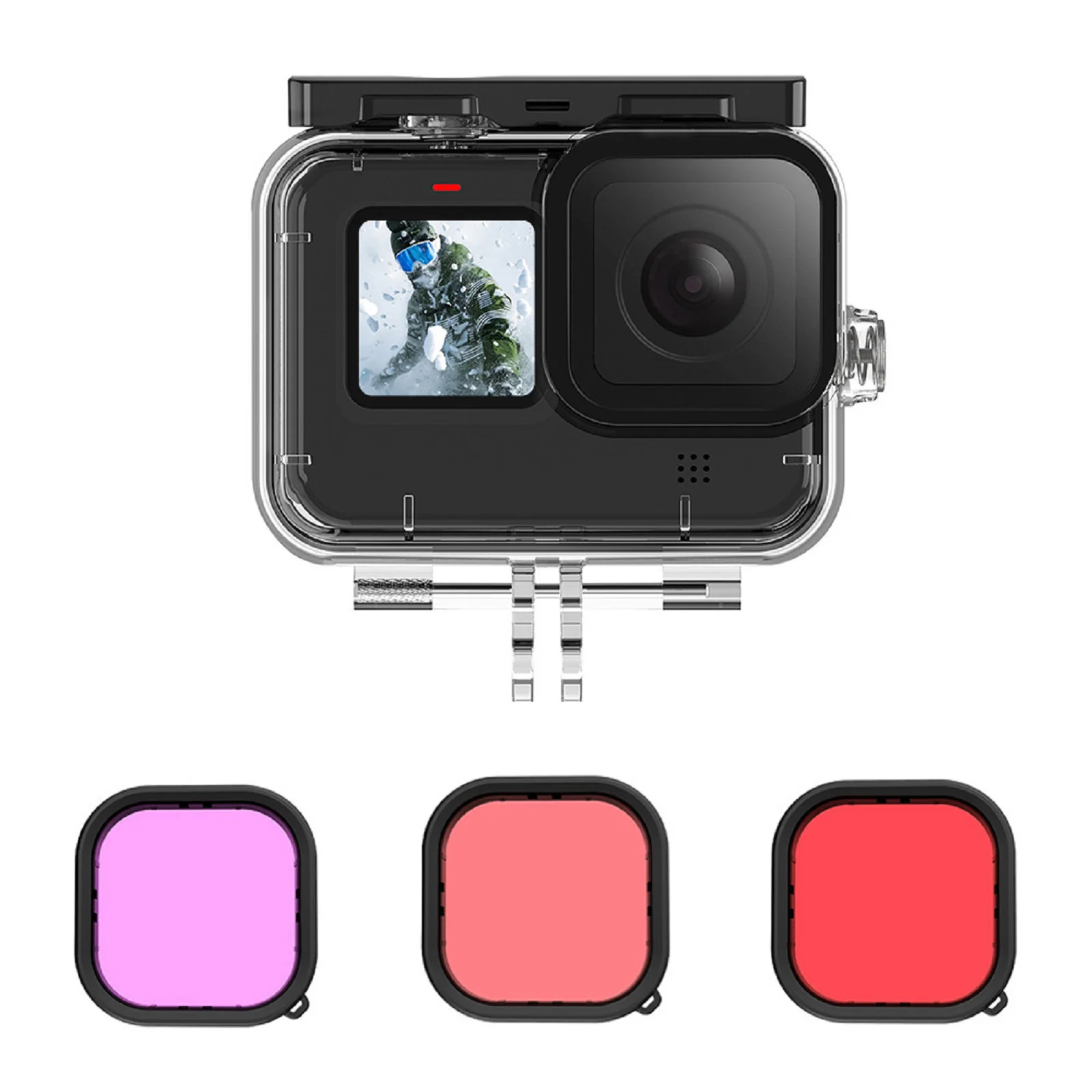 Waterproof Case with Lens Filter for GoPro 9-12 - Image 4