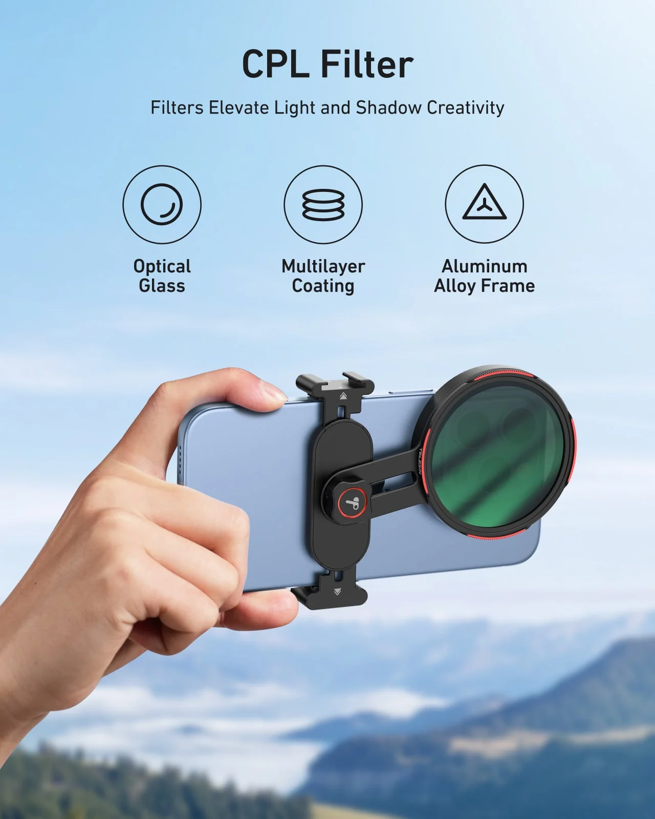 TELESIN 67mm Phone Lens Filter - Image 3
