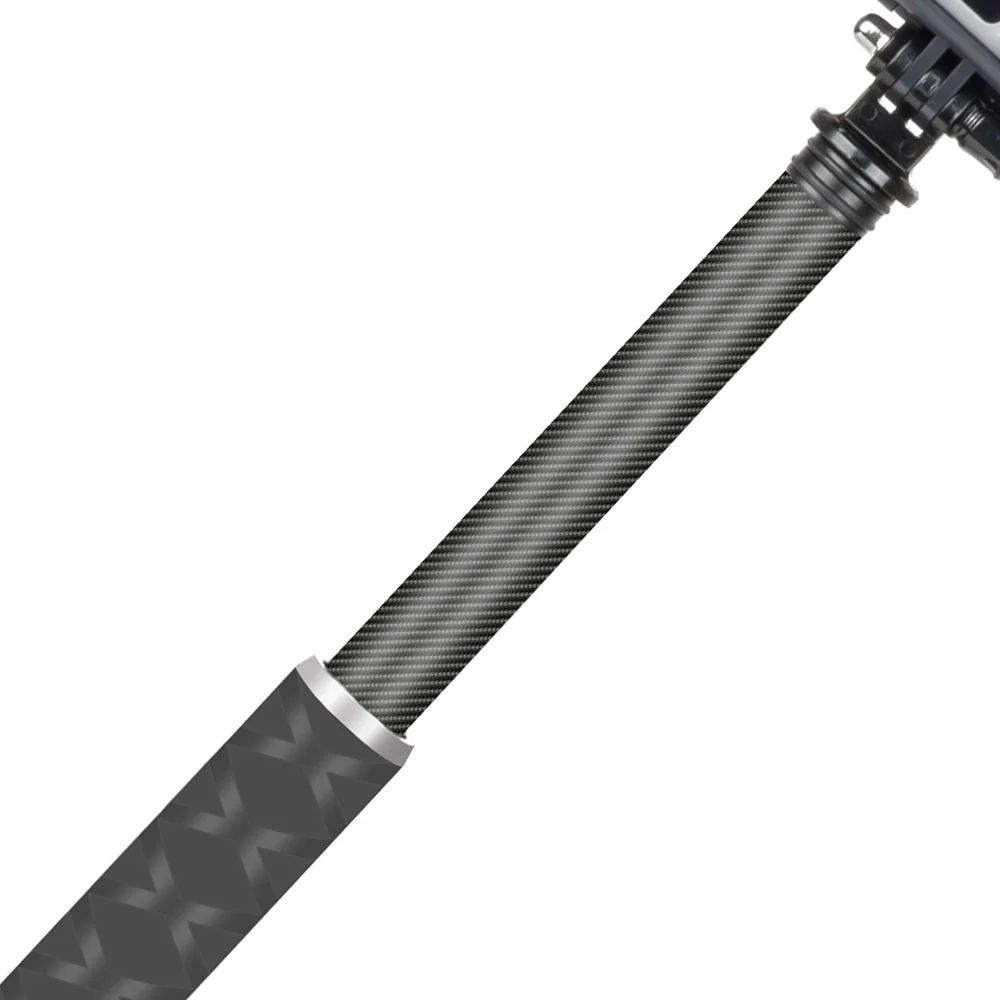 TELESIN 0.9m Carbon Fiber Selfie Stick Aluminium Alloy Tripod - Image 4