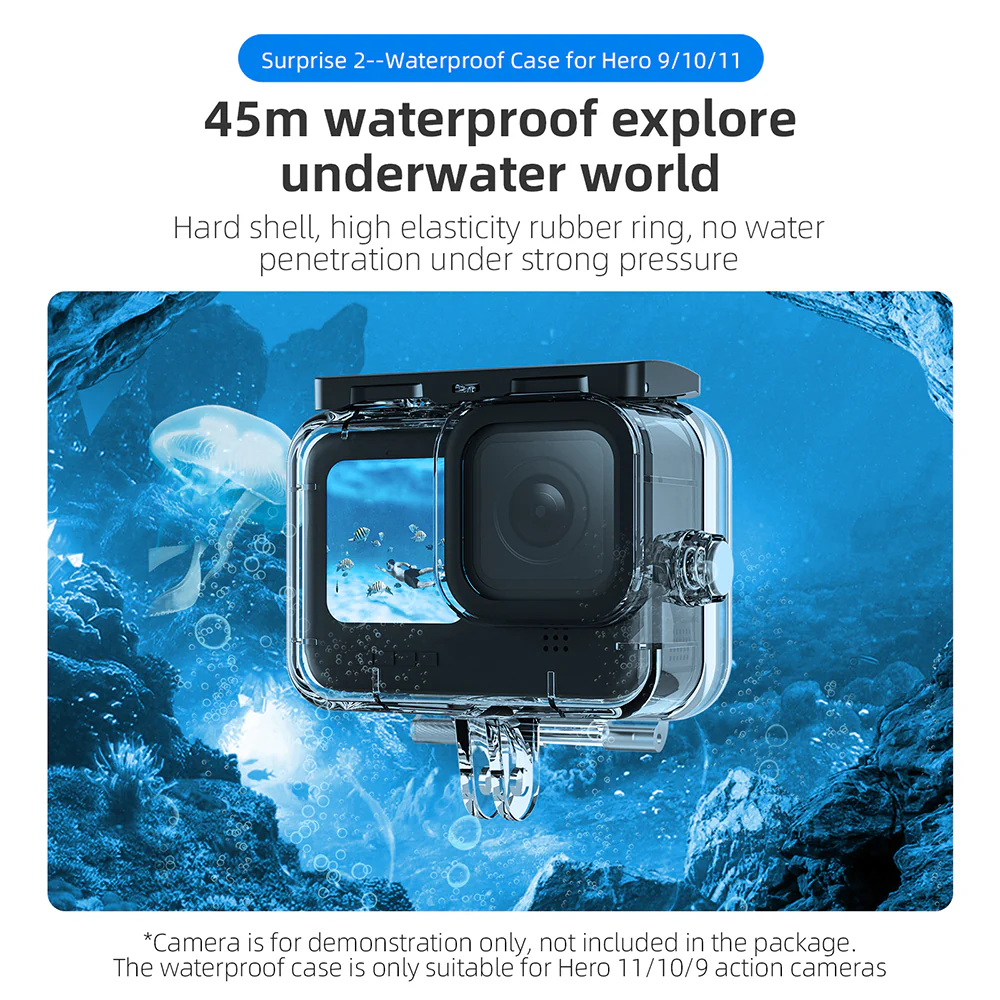 TELESIN Action Camera Accessories Kit for Beginner - Image 4