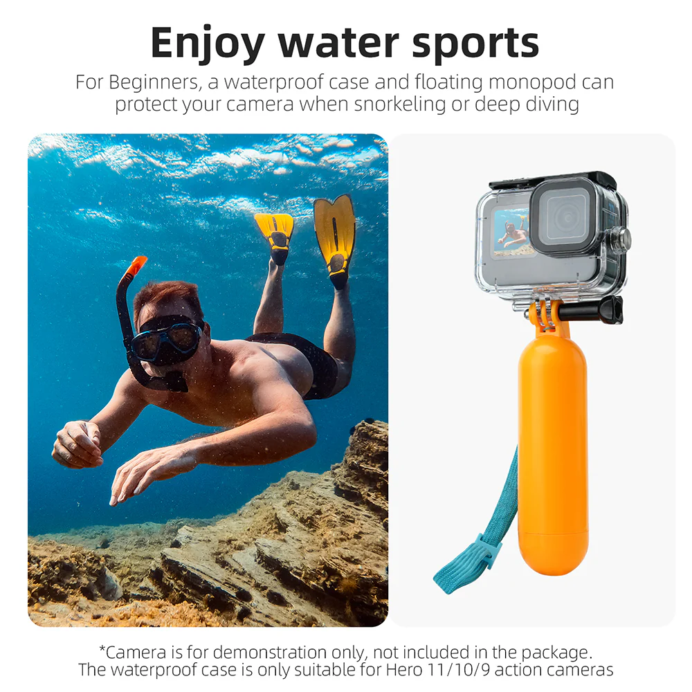 TELESIN Action Camera Accessories Kit for Beginner - Image 8