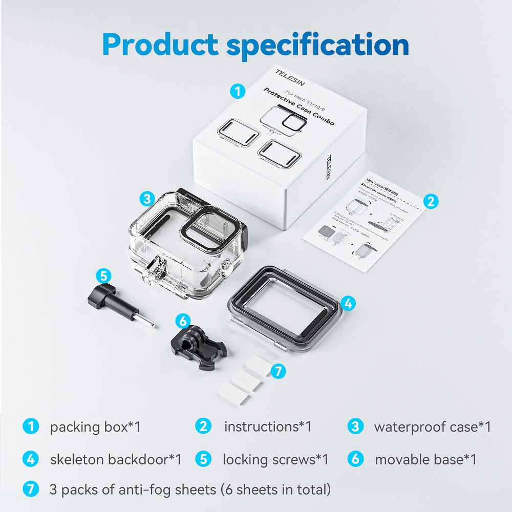 All Scene Protective Case Waterproof Set for GoPro 9-12 - Image 18