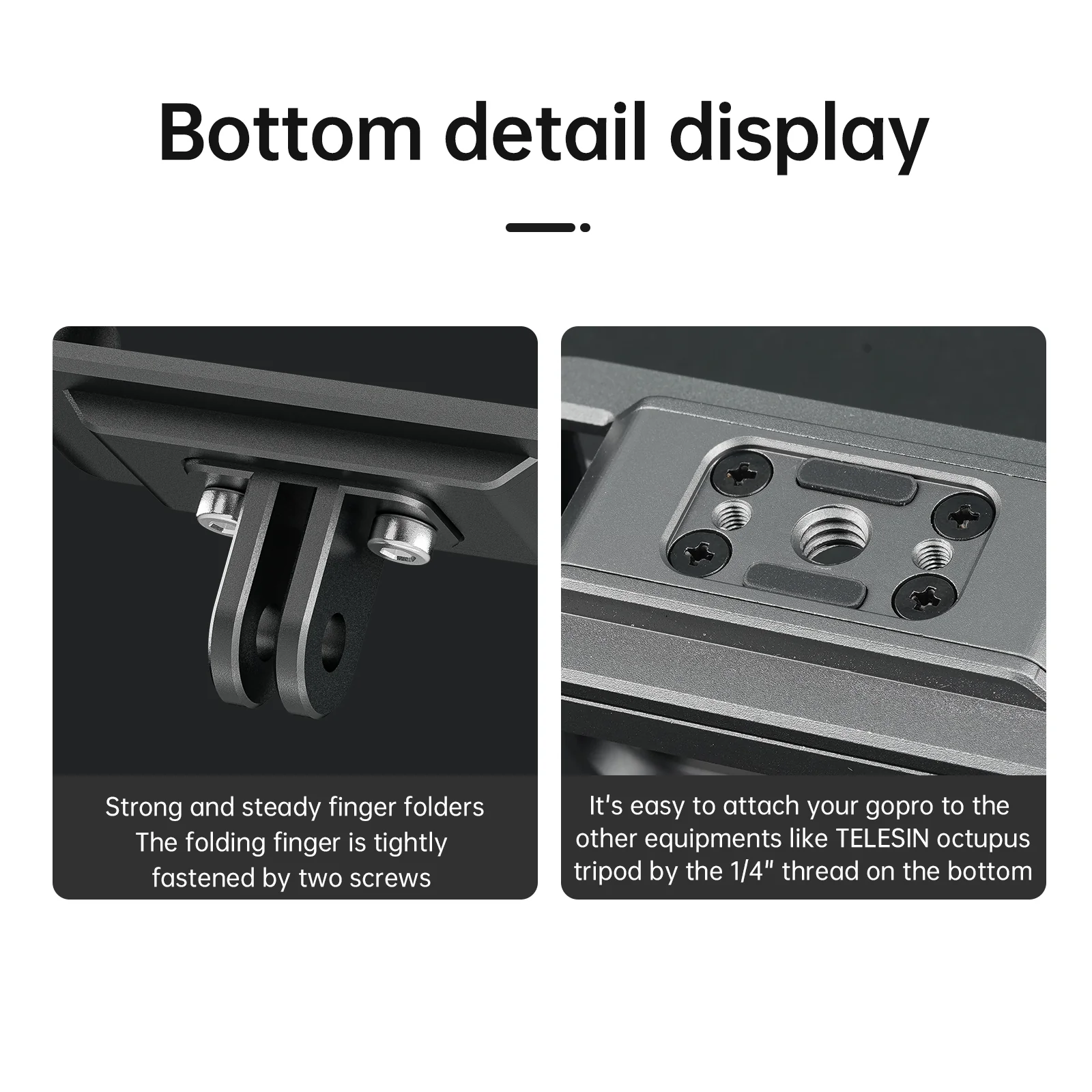 TELESIN Metal Cage Vertical Frame for GoPro 12/11/10/9 - Image 16