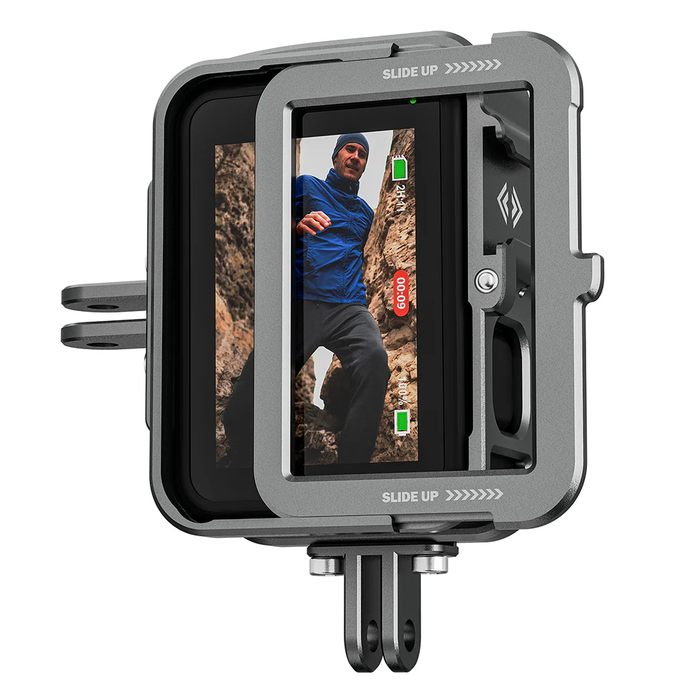 TELESIN Metal Cage Vertical Frame for GoPro 12/11/10/9 - Image 5