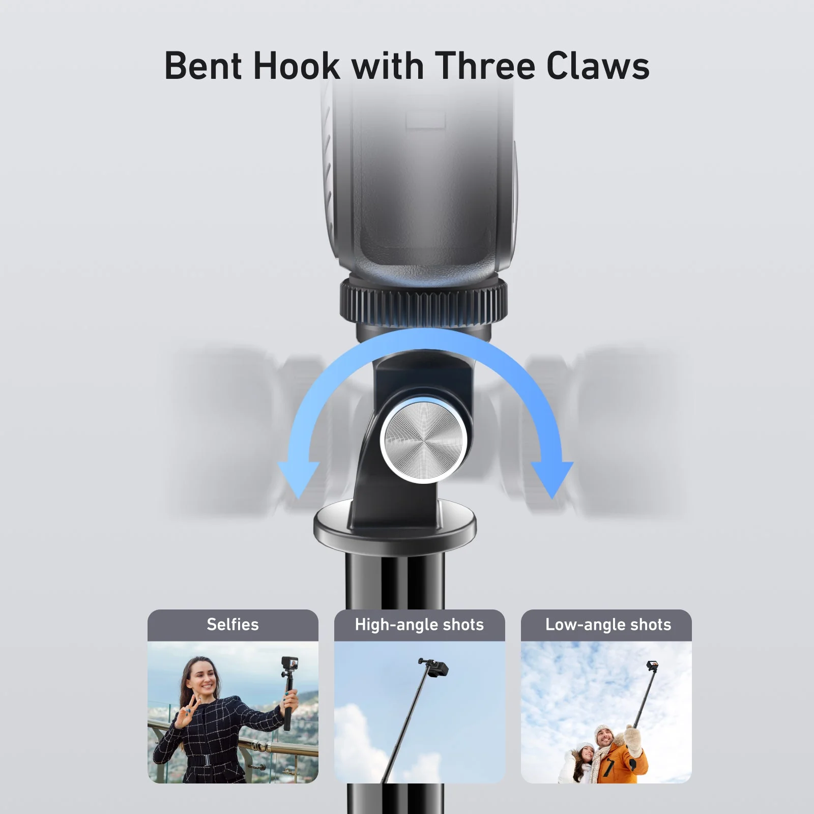 Telesin aluminum alloy high strength selfie stick - Image 3