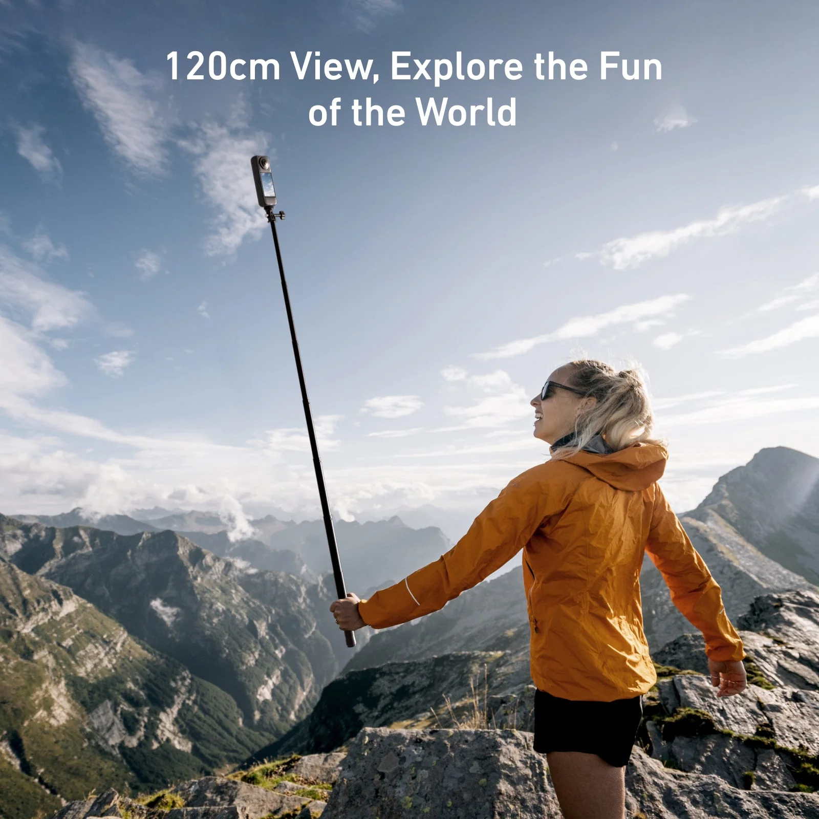 Telesin aluminum alloy high strength selfie stick - Image 8