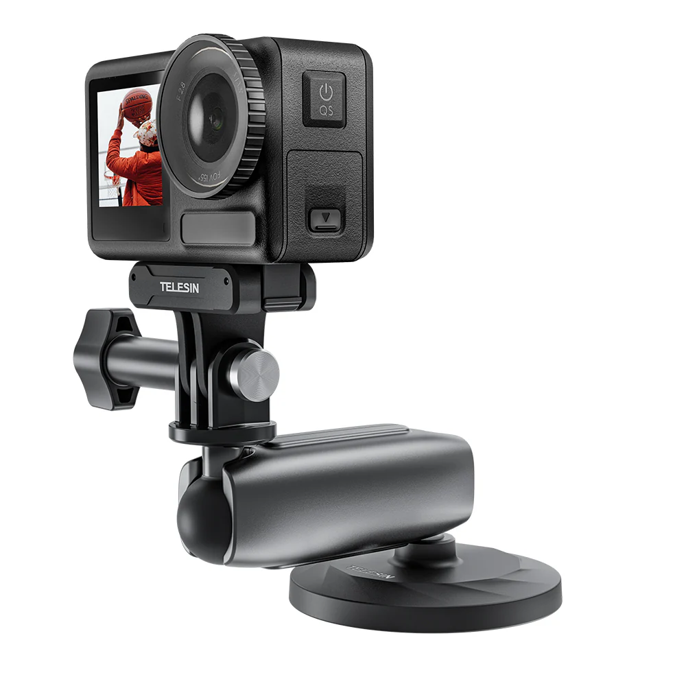TELESIN Aluminum Alloy Magnetic Base Camera Mount - Image 7